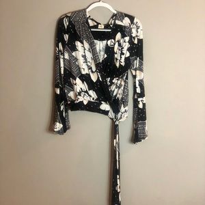 O'Neill Floral Wrap Top
